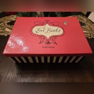 NORDSTROM 2003 Red and Black Striped Valentine Gift Box